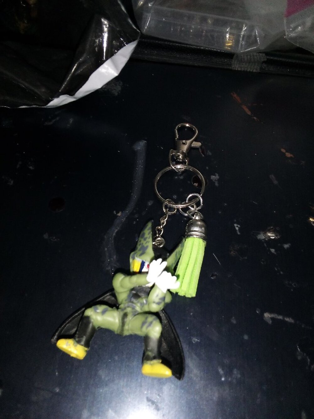 DragonBall Z Cell Keychain Bag Charm with Tassel